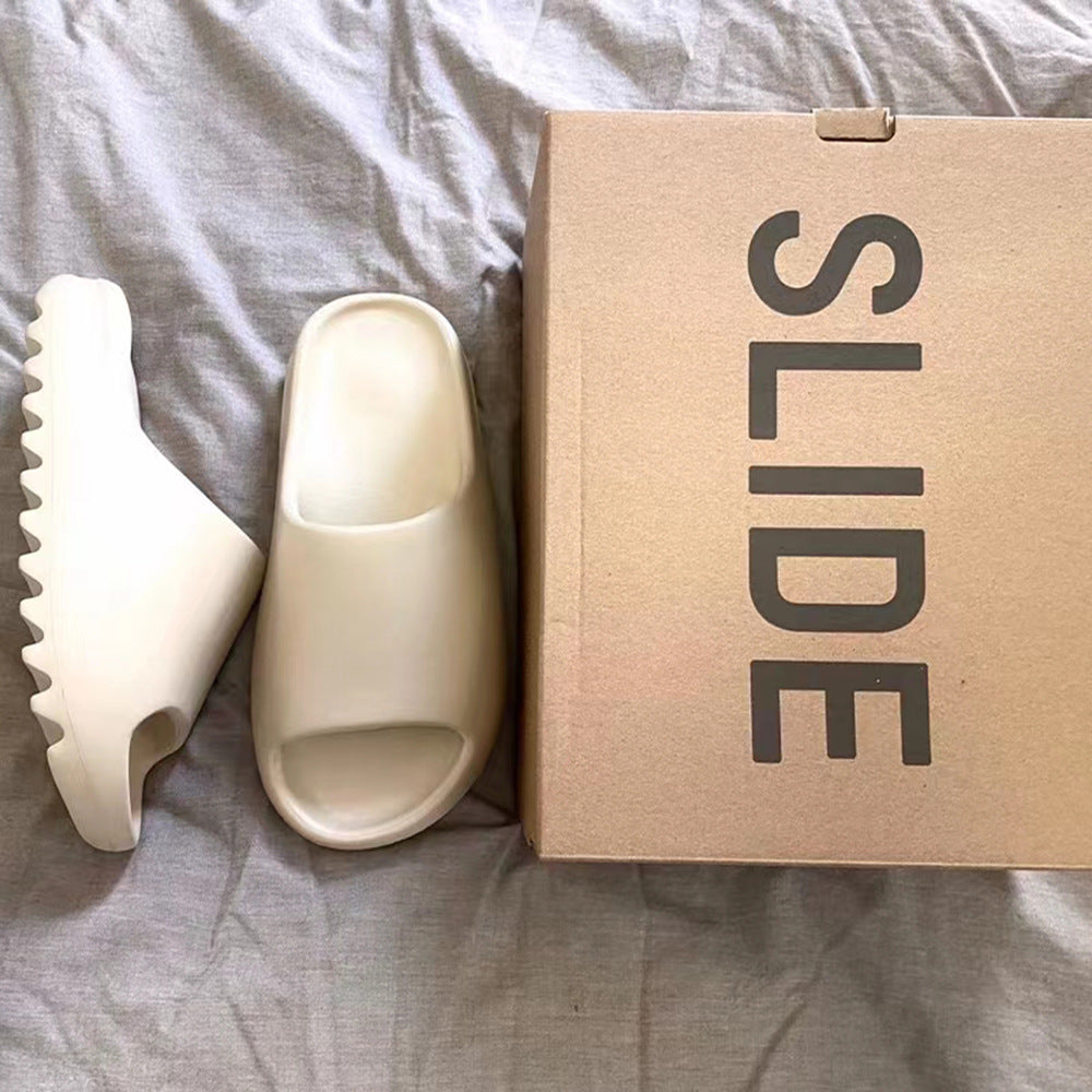 Coconut Pattern Thick Sole Slip-On Sandals