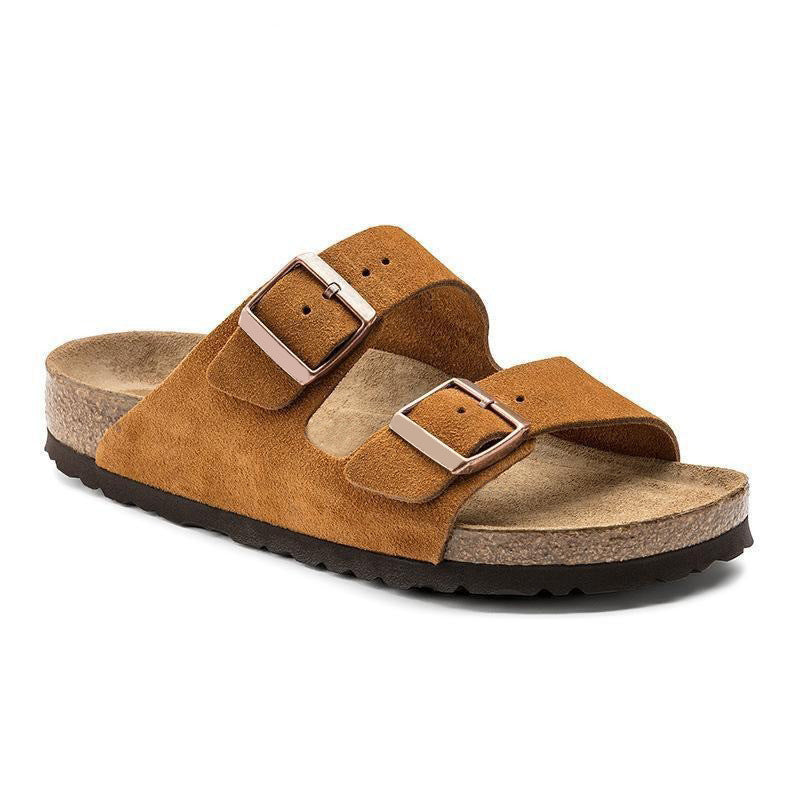 Cork-soles sandals