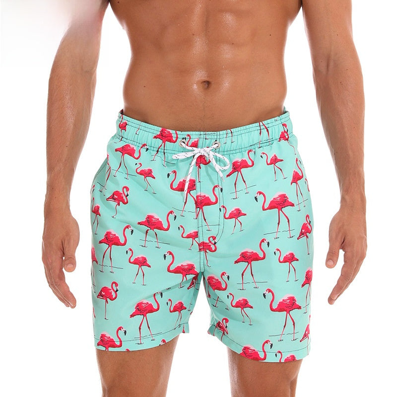 Men's Casual Printed Beach Shorts